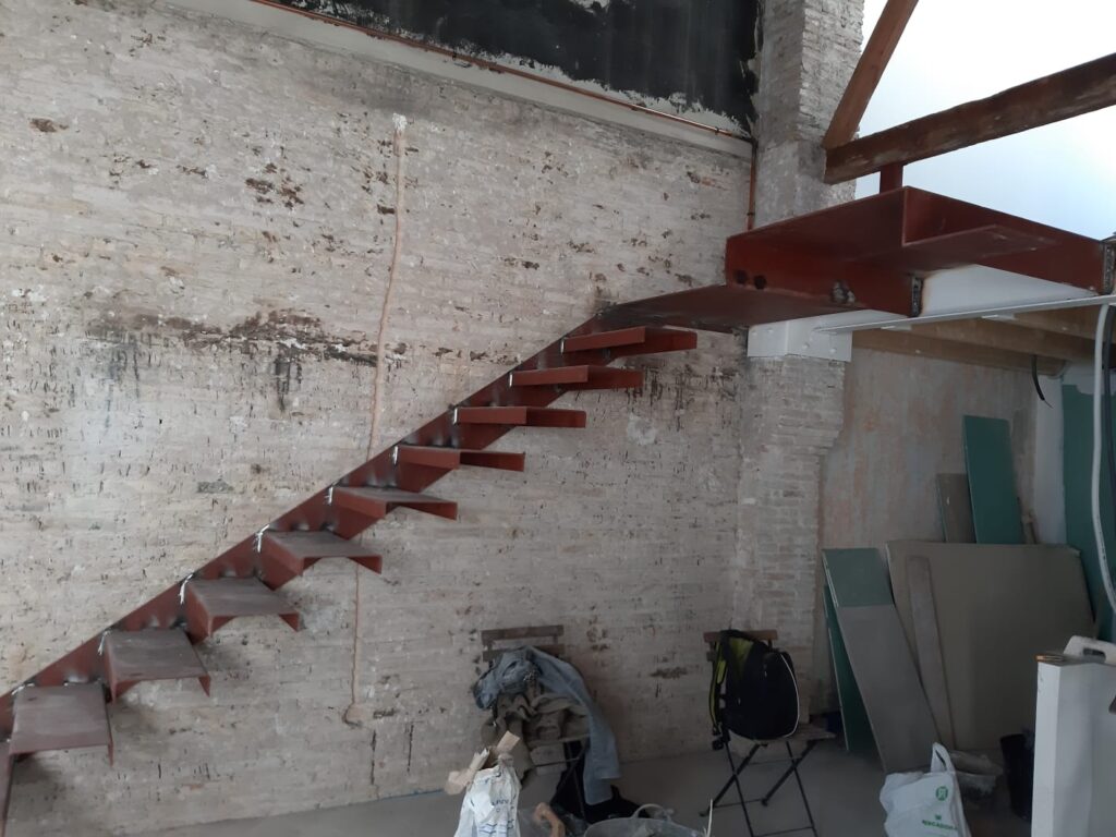 escalera lateral en acero escalera lateral en acero